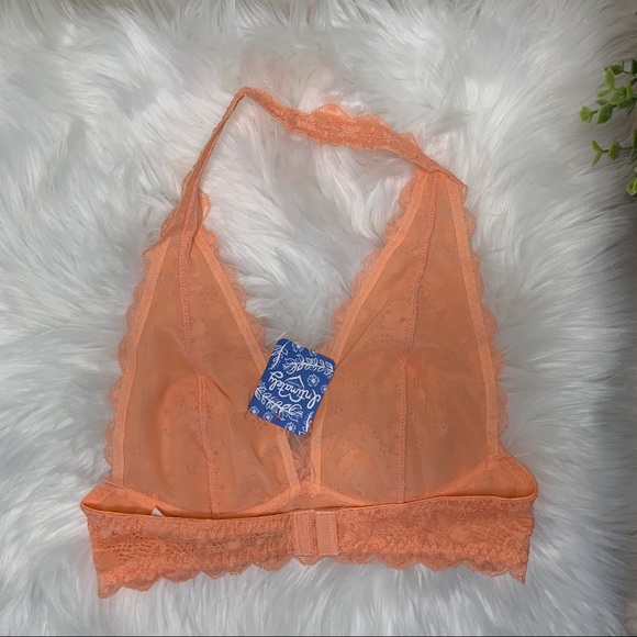 NWT Free People Galloon Lace Halter Bra XS - Picture 2 of 3